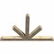 Ekena Millwork Saratoga Rough Sawn Timber Gable Bracket, Douglas Fir, 96"W x 60"H x 6"D x 6"F, 15/12 Pitch GBW096X60X0606SAR00RDF - alternate 2